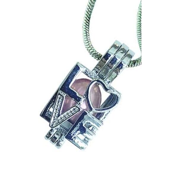 My Inspirations Jewelry - Pearl LOVE Necklace Oyster Kit Jewelry Pendant MY INSPIRATIONS Gift New DIY